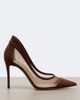 Gianvito Rossi Gianvito Rossi Leather-trimmed pumps - 5