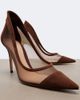 Gianvito Rossi Gianvito Rossi Leather-trimmed pumps - 6
