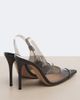 Gianvito Rossi Gianvito Rossi Leather-trimmed PVC slingback pumps - 4