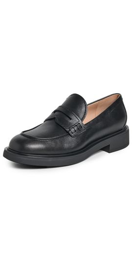 Gianvito Rossi Gianvito Rossi Leather Loafers Black