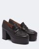 Gianvito Rossi Gianvito Rossi Leather platform loafers - 1