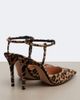 Gianvito Rossi Gianvito Rossi Leopard-print velvet slingback pumps - 3