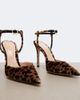 Gianvito Rossi Gianvito Rossi Leopard-print velvet slingback pumps - 6