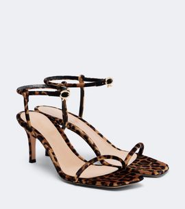Gianvito Rossi Gianvito Rossi Leopard print velvet sandals
