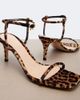Gianvito Rossi Gianvito Rossi Leopard print velvet sandals - 6
