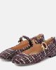 Gianvito Rossi Gianvito Rossi Mary Ribbon bouclé Mary Jane flats - 5