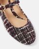 Gianvito Rossi Gianvito Rossi Mary Ribbon bouclé Mary Jane flats - 6