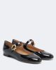 Gianvito Rossi Gianvito Rossi Mary Ribbon patent leather Mary Jane flats - 1