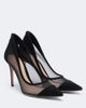 Gianvito Rossi Gianvito Rossi Mesh and suede pumps - 1