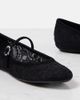 Gianvito Rossi Gianvito Rossi MJ leather-trimmed lace ballet flats - 5