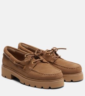Gianvito Rossi Gianvito Rossi Olonne suede boat shoes
