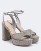 Gianvito Rossi Gianvito Rossi Rania embellished organza platform sandals - 1