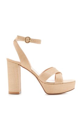 Gianvito Rossi Gianvito Rossi Sabrina Haiti Satin Sandals