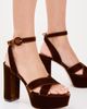 Gianvito Rossi Gianvito Rossi Sabrina Velluto Heels Brown - 3