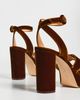 Gianvito Rossi Gianvito Rossi Sabrina Velluto Heels Brown - 4