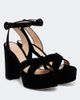 Gianvito Rossi Gianvito Rossi Sabrina velvet platform sandals - 1