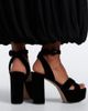 Gianvito Rossi Gianvito Rossi Sabrina velvet platform sandals - 2