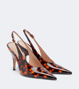 Gianvito Rossi Gianvito Rossi Sofia leather slingback pumps