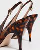 Gianvito Rossi Gianvito Rossi Sofia Nuit Sling Heels Turtle Print - 4
