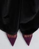 Gianvito Rossi Gianvito Rossi Suede-trimmed mesh pumps - 3