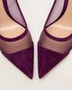 Gianvito Rossi Gianvito Rossi Suede-trimmed mesh pumps - 5
