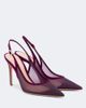 Gianvito Rossi Gianvito Rossi Suede-trimmed organza slingback pumps - 1