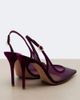 Gianvito Rossi Gianvito Rossi Suede-trimmed organza slingback pumps - 3
