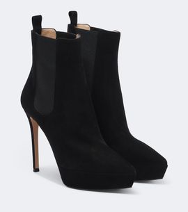 Gianvito Rossi Gianvito Rossi Suede platform ankle boots