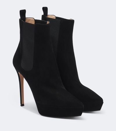 Gianvito Rossi Gianvito Rossi Suede platform ankle boots