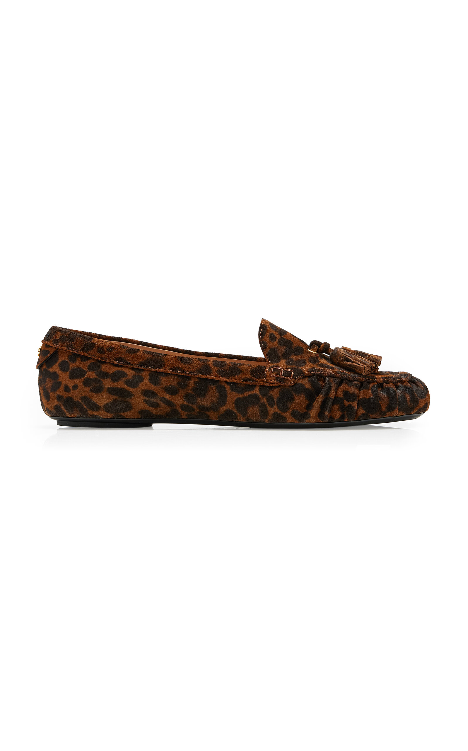 Gianvito Rossi Gianvito Rossi Théa Leopard Suede Loafers