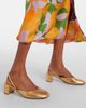 Gianvito Rossi Gianvito Rossi Tivoli 45 metallic leather mules - 4