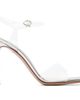 Gianvito Rossi Gianvito Rossi Transparent & Silver Cher Heeled Sandals - 1