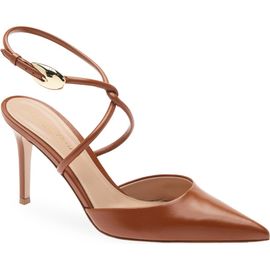 Gianvito Rossi Gianvito Rossi Twist Ankle Strap Pointed Toe Pump