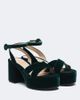 Gianvito Rossi Gianvito Rossi Velvet platform sandals - 1