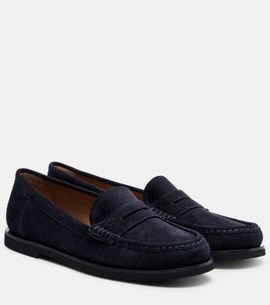 Gianvito Rossi Gianvito Rossi Vernon suede penny loafers