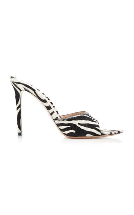 Gianvito Rossi Gianvito Rossi Zebra Pony Hair Mules