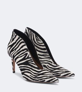 Gianvito Rossi Gianvito Rossi Zebra print leather pumps