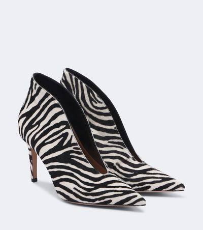 Gianvito Rossi Gianvito Rossi Zebra print leather pumps