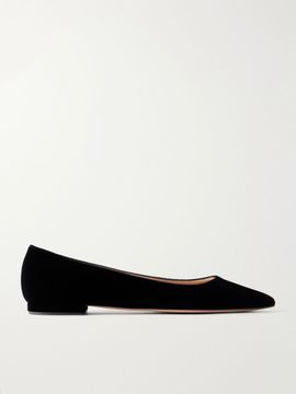GIANVITO ROSSI Gianvito velvet ballet flats