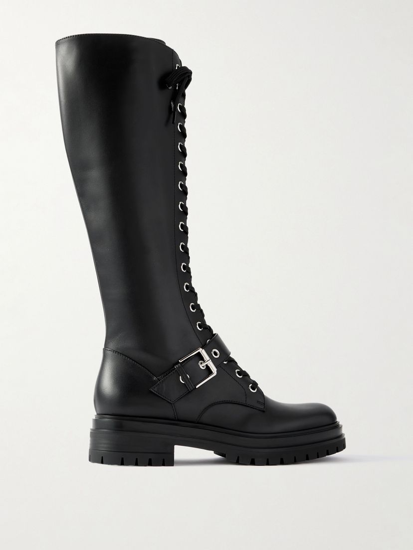 GIANVITO ROSSI Leather knee boots