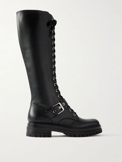 GIANVITO ROSSI Leather knee boots