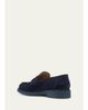 Gianvito Rossi Men's Harris Suede Penny Loafers - 4