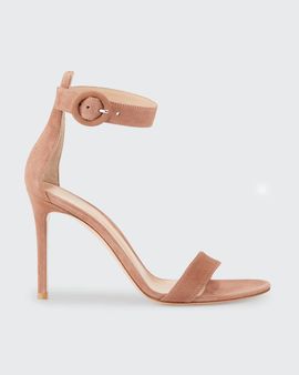 Gianvito Rossi Portofino 105mm Suede Sandals