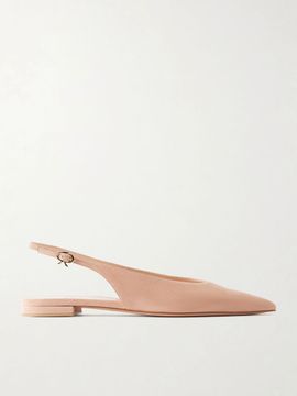 GIANVITO ROSSI Robbie suede slingback ballet flats