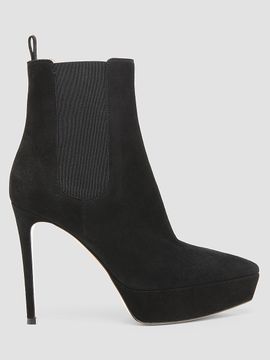Gianvito Rossi Women's 120MM Suede Chelsea Boots