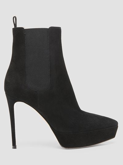 Gianvito Rossi Women's 120MM Suede Chelsea Boots