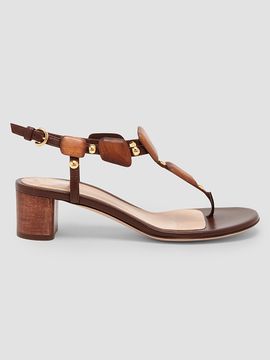 Gianvito Rossi Women's 45MM Beaded Leather Sandals