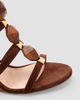 Gianvito Rossi Women's 70MM Beaded Suede Wedges - 5