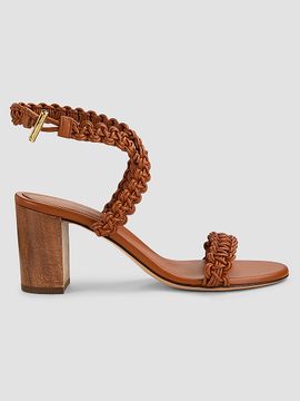 Gianvito Rossi Women's 70MM Woven Leather Sandals