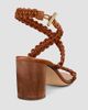Gianvito Rossi Women's 70MM Woven Leather Sandals - 3
